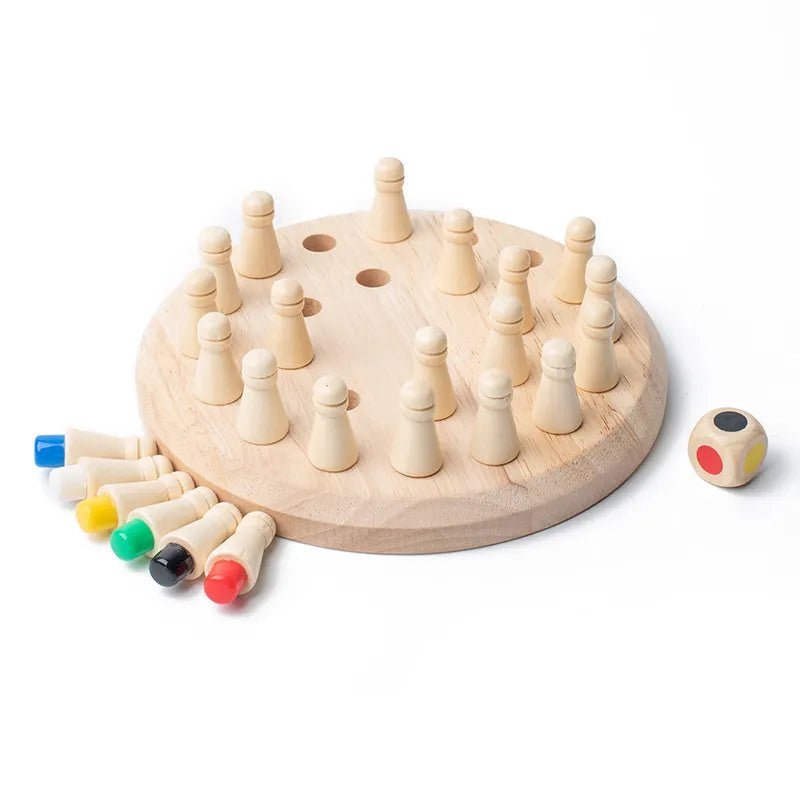 Montessori Memory Chess - Beige Bunny