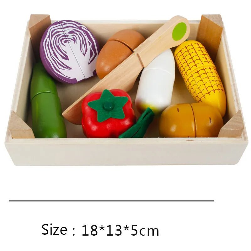 Montessori Pretend Food Set - Beige Bunny