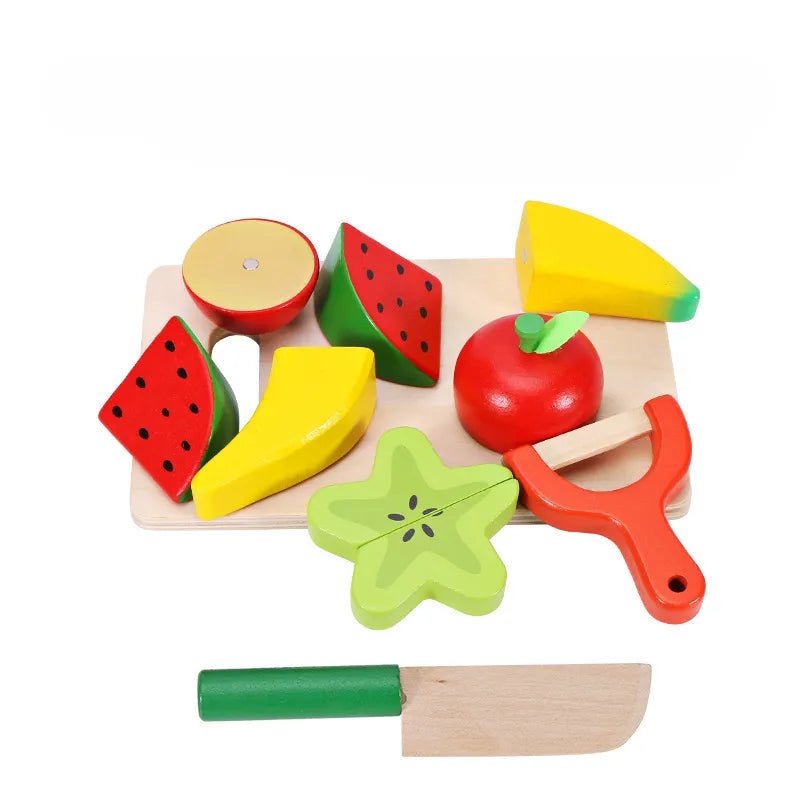 Montessori Pretend Food Set - Beige Bunny