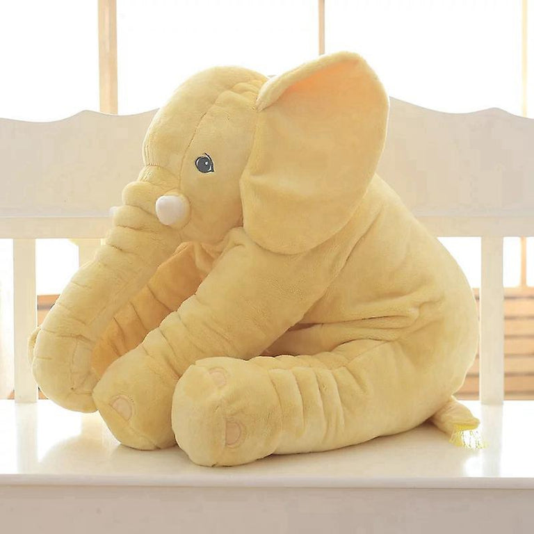 Adorable Baby Elephant Cuddle Pillow Cute Elephant Beige Bunny