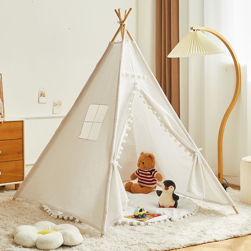 Teepee Tent for Kids Indoor Tent - Beige Bunny