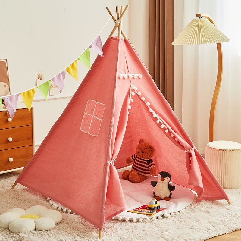 Teepee Tent for Kids Indoor Tent - Beige Bunny